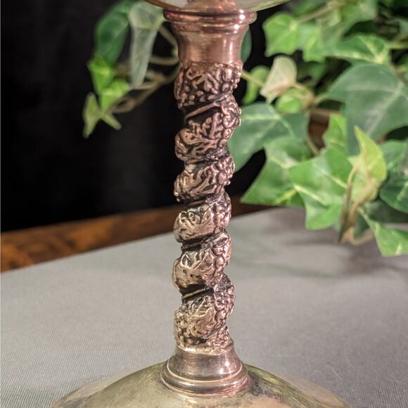 8 Vintage Silver Plated Twisted Vine Stem Martini Coupe Glasses Valero Spain - Picture 6 of 8